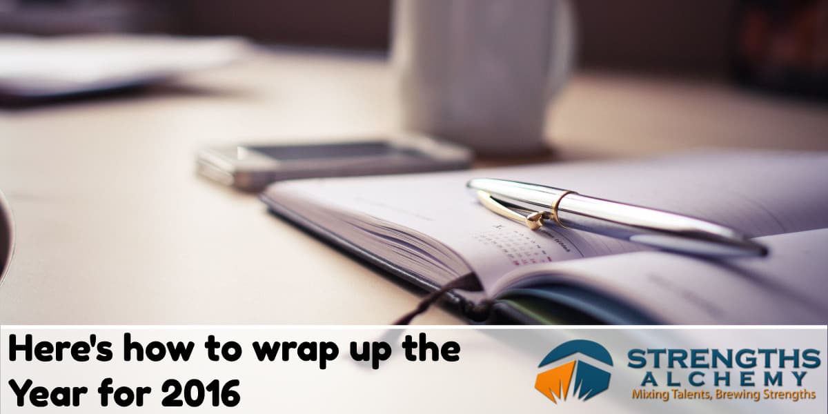 Here's how to wrap up the year for 2016